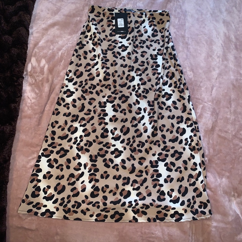 Fashion Nova Leopard Print Skirt